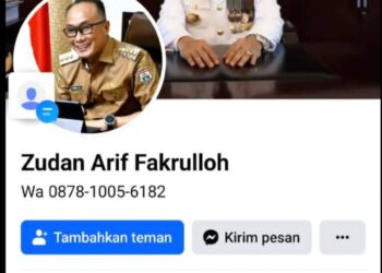 Nama Pj Gubernur Sulbar, Prof Zudan Arif Fakrulloh Disalahgunakan Akun FB Palsu, Kadis Kominfo Minta Masyarakat Hati-hati