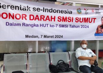 Berterima Kasih ke SMSI Sumut Telah Donorkan Darah, PMI Medan: Selamat HUT ke-7 SMSI