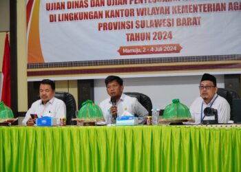Ujian Dinas dan Penyesuaian Kenaikan Pangkat di Lingkup Kemenag Sulbar Tahun 2024