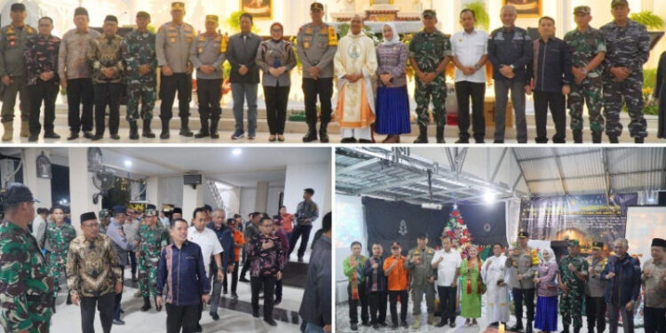 Kabag TU Kanwil Kemenag Sulbar Bersama Forkopimda Pastikan Natal 2024 di Mamuju Berlangsung Aman dan Kondusif