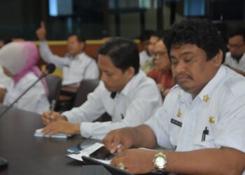 Dinas Kominfo persandian dan statistik Sulbar mengikuti rapat koordinasi Bersama Bappeda