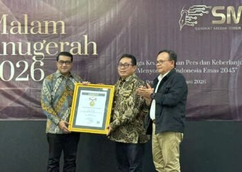 Teuku Riefky, Gubernur, Bupati hingga Pimpinan Media Raih Anugerah SMSI 2026.
