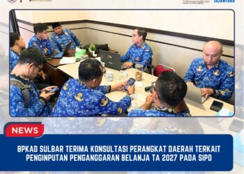 BPKAD Sulbar Dampingi Perangkat Daerah Susun Penganggaran Belanja 2027 di SIPD.
