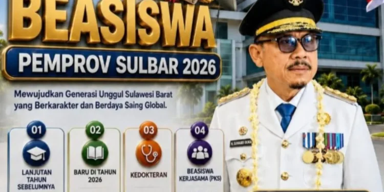 Pemprov Sulbar Siapkan Beasiswa Pendidikan bagi 1.040 Penerima Manfaat Tahun 2026